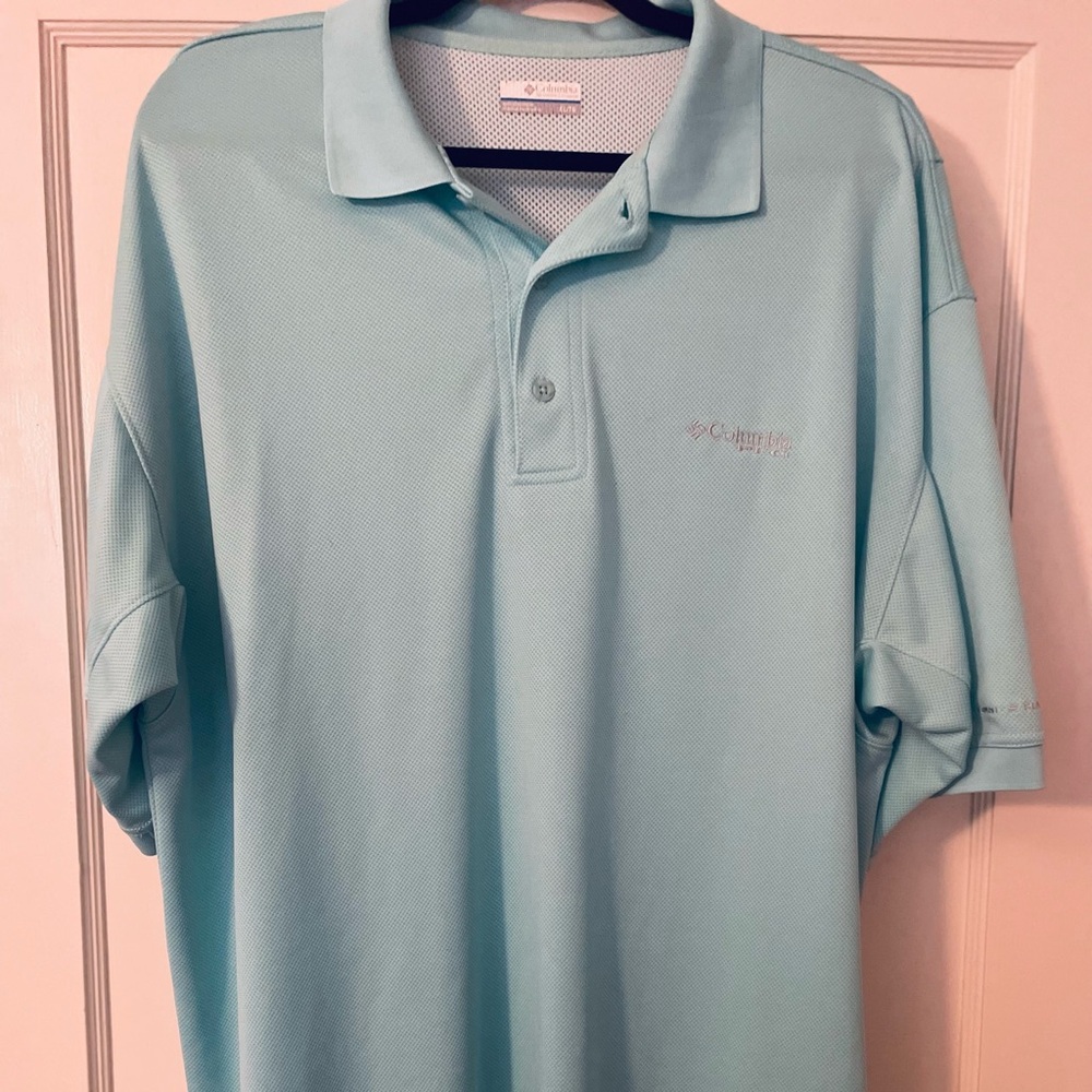 Columbia Sportswear Men's Big-Tall Perfect Cast Polo Shirt. Size XL 🎣🏌🏼